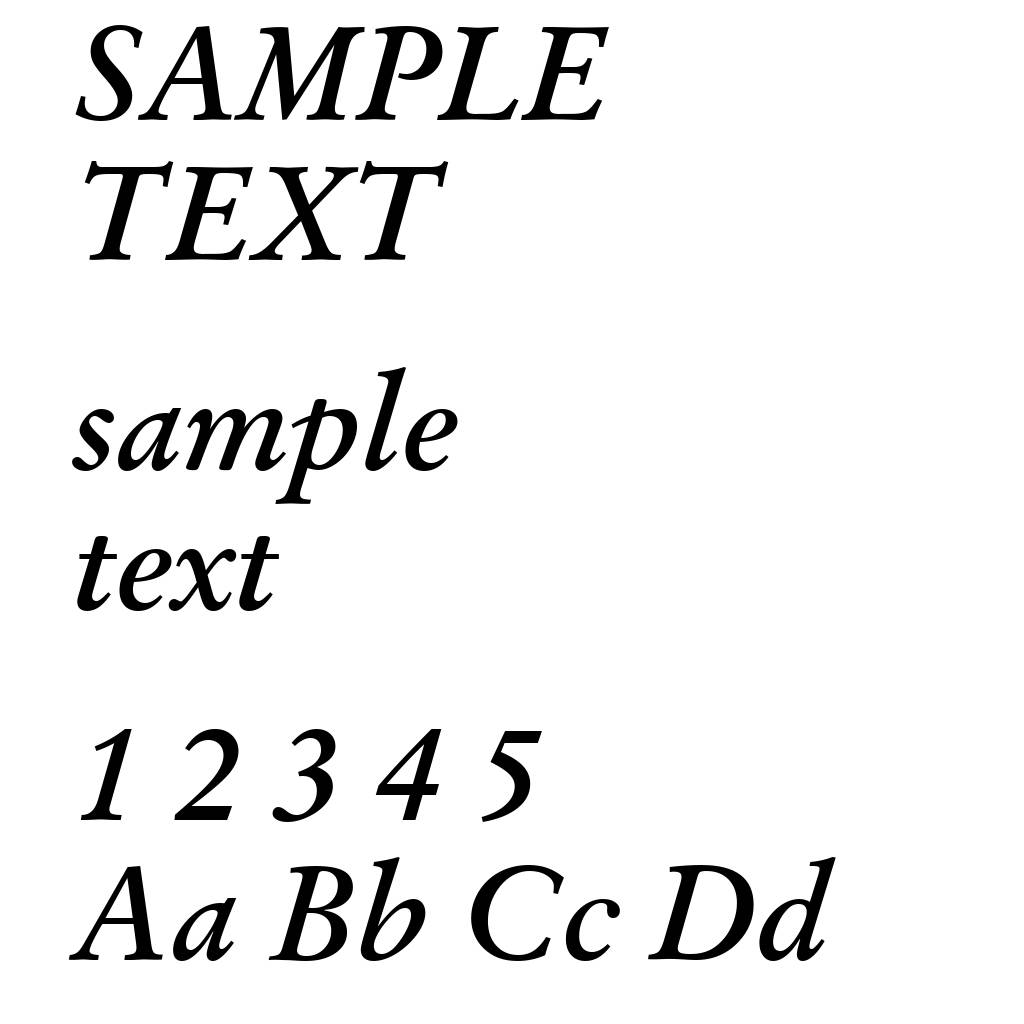 Original Garamond Bold Italic BT
