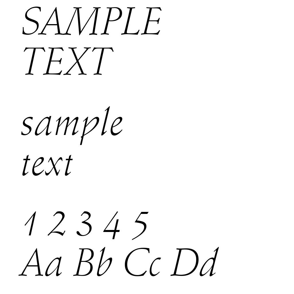 Schneidler Light Italic BT