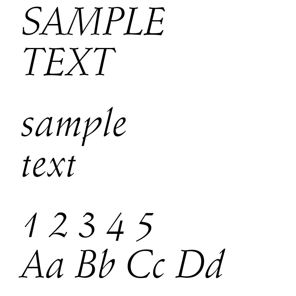 Schneidler Italic BT