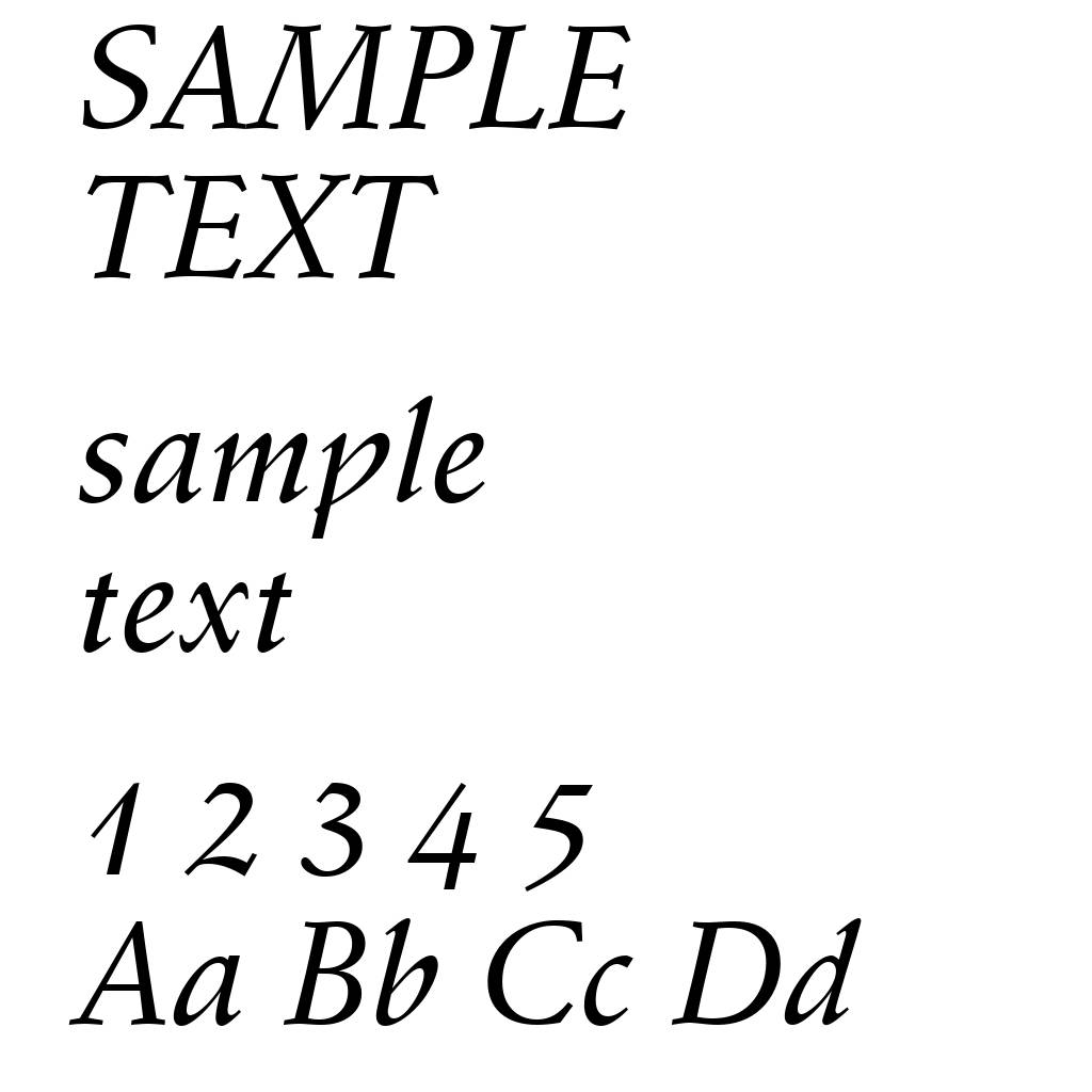 Schneidler Medium Italic BT