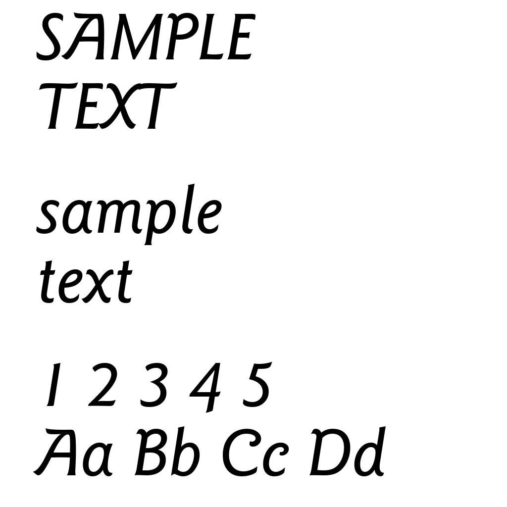 Goudy Sans Medium Italic BT