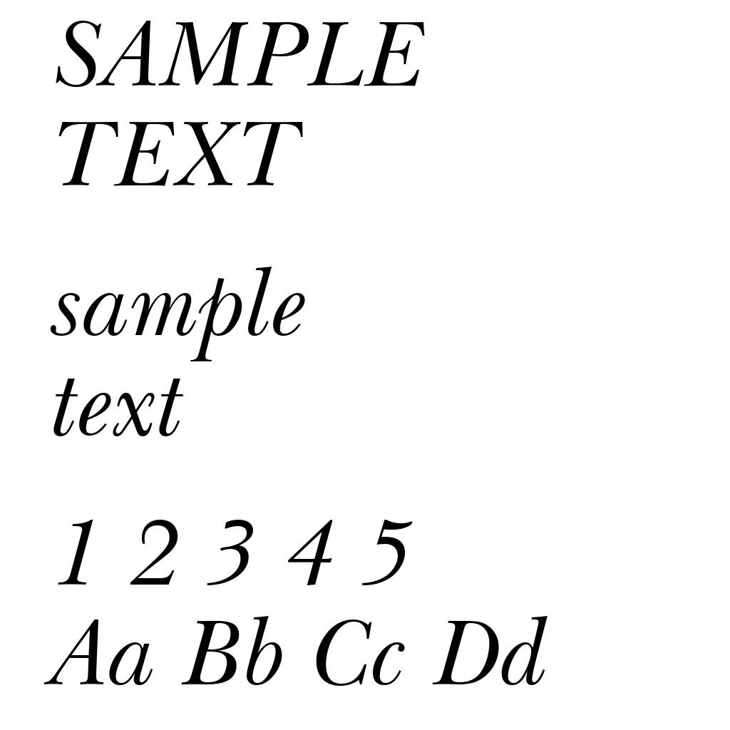 New Baskerville Italic BT