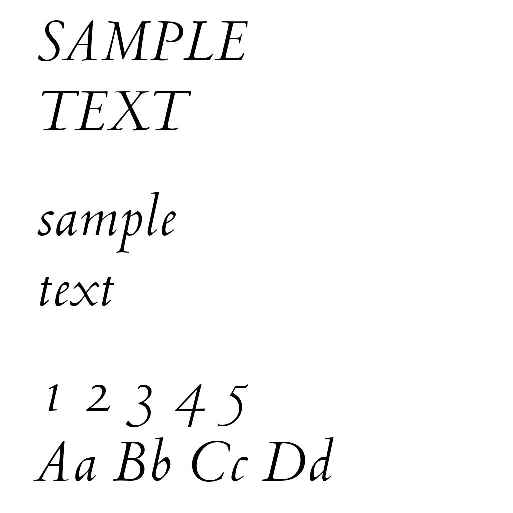 Venetian 301 Italic BT