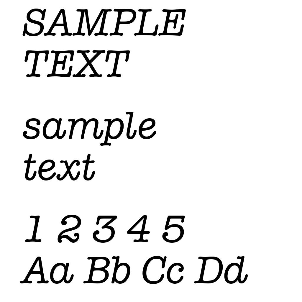 Typewriter-Italic
