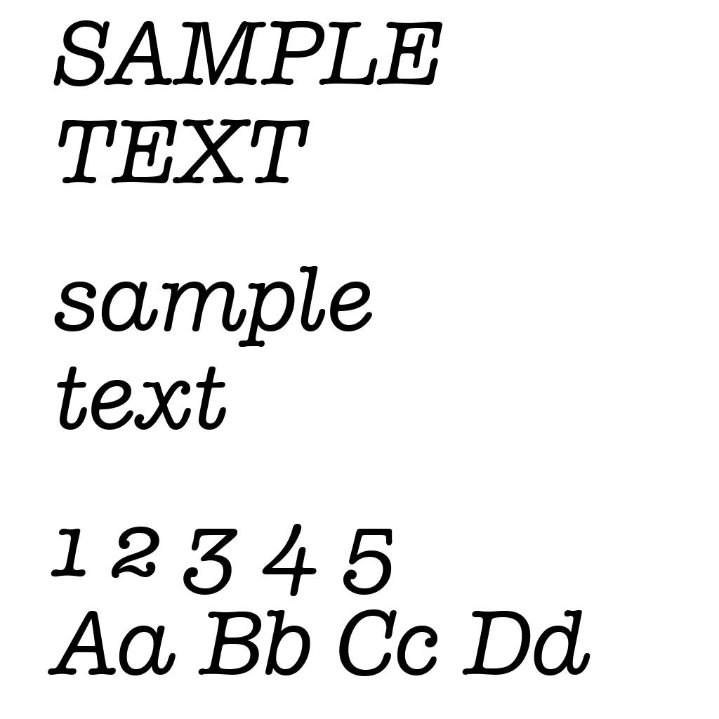 Typewriter-Osf-Italic