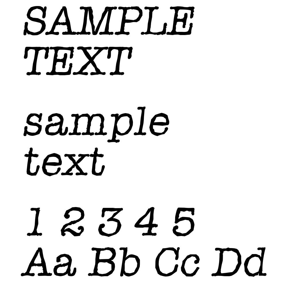 TypewriterAntique-Italic