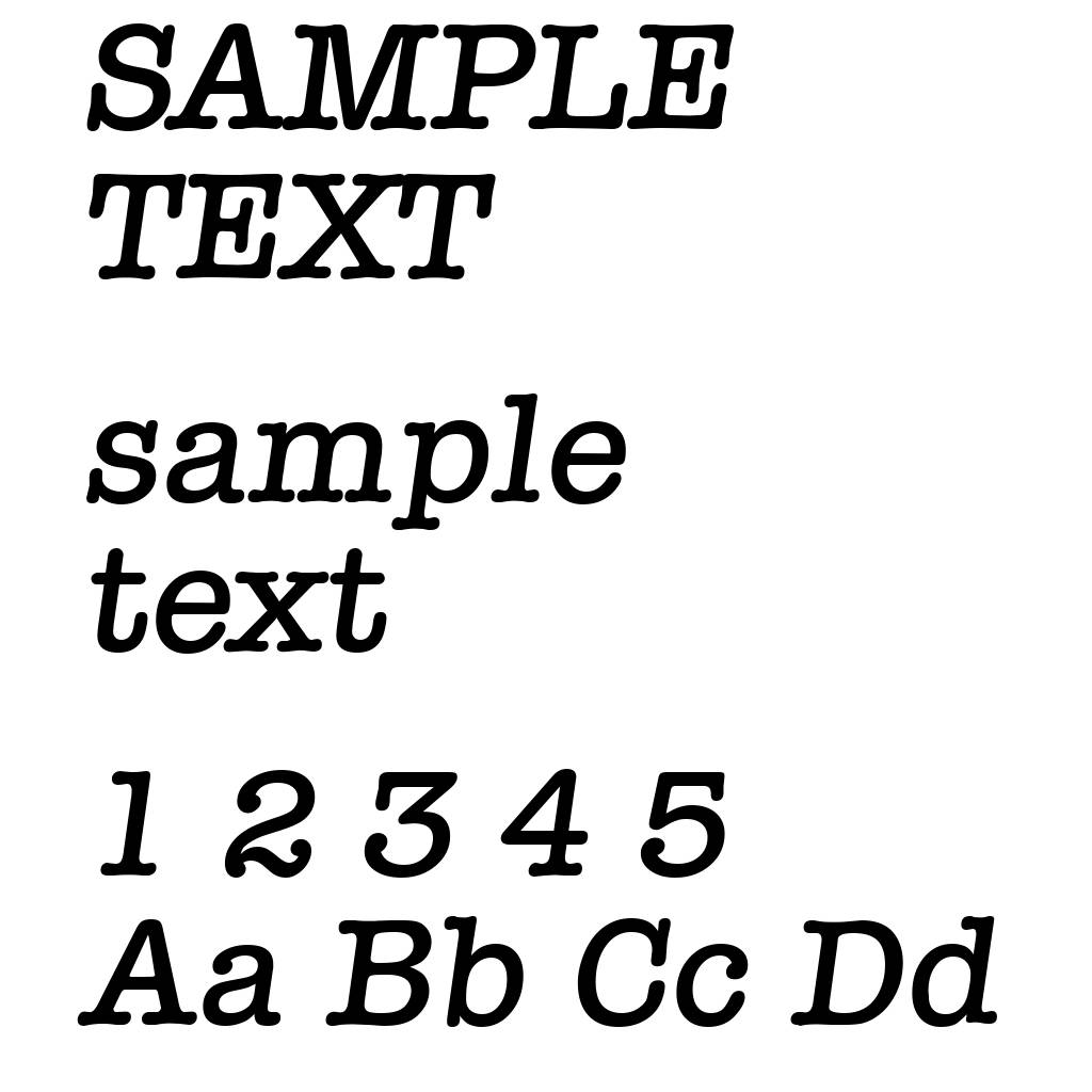 TypewriterSerial-Medium-Italic