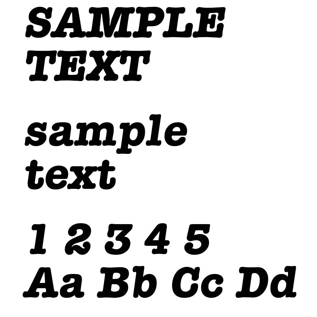 TypewriterSerial-Xbold-Italic
