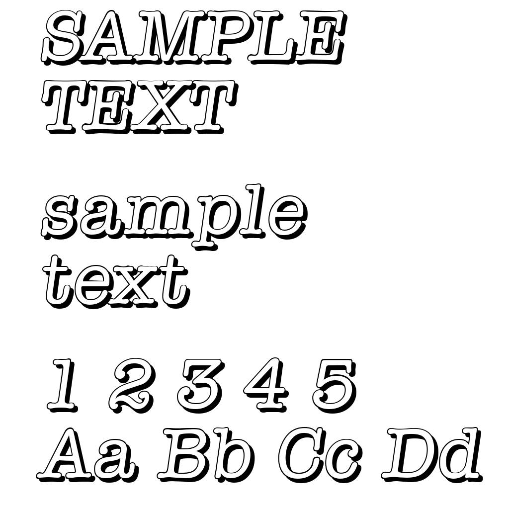 TypewriterShadow-Italic
