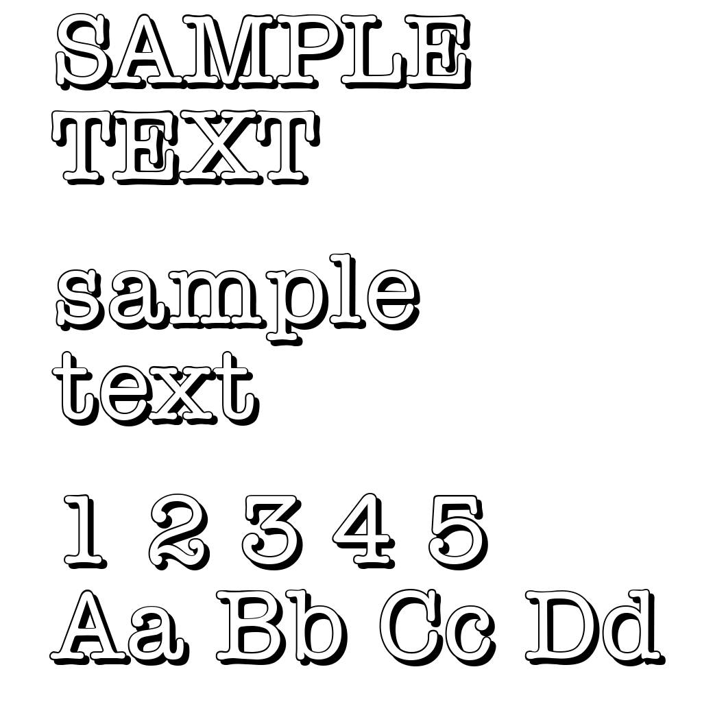 TypewriterShadow-Regular