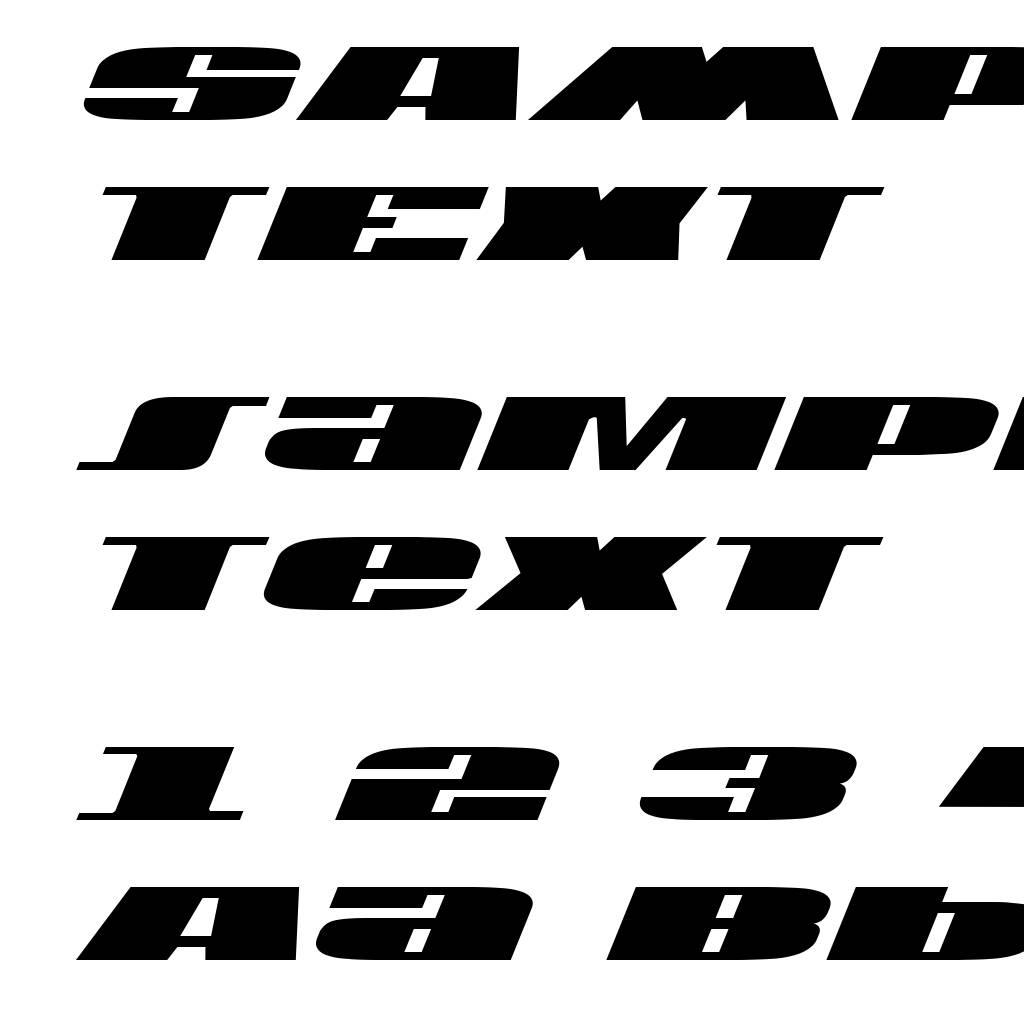 U.S.A. Italic