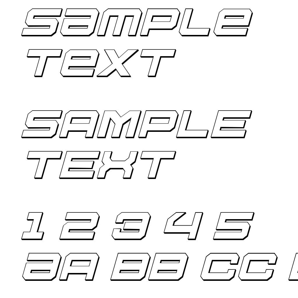 U.S.S. Dallas Outline Italic