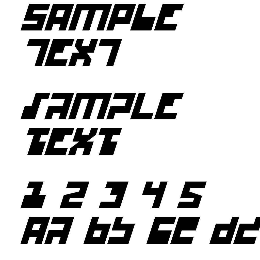 UFO Hunter Expanded Italic