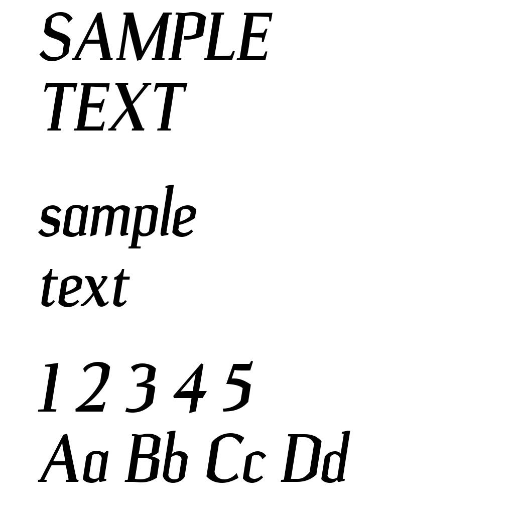 Ulian Bold Italic