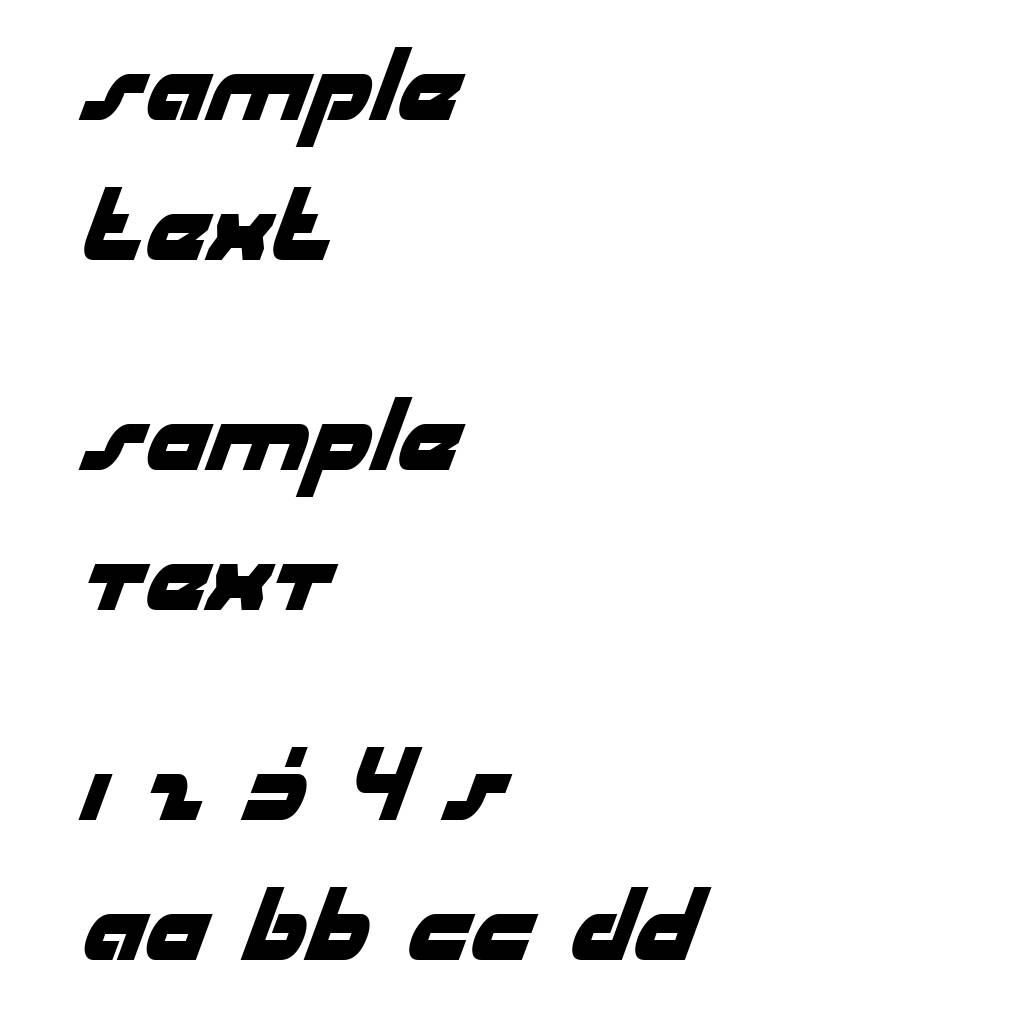 uni-sol condensed italic