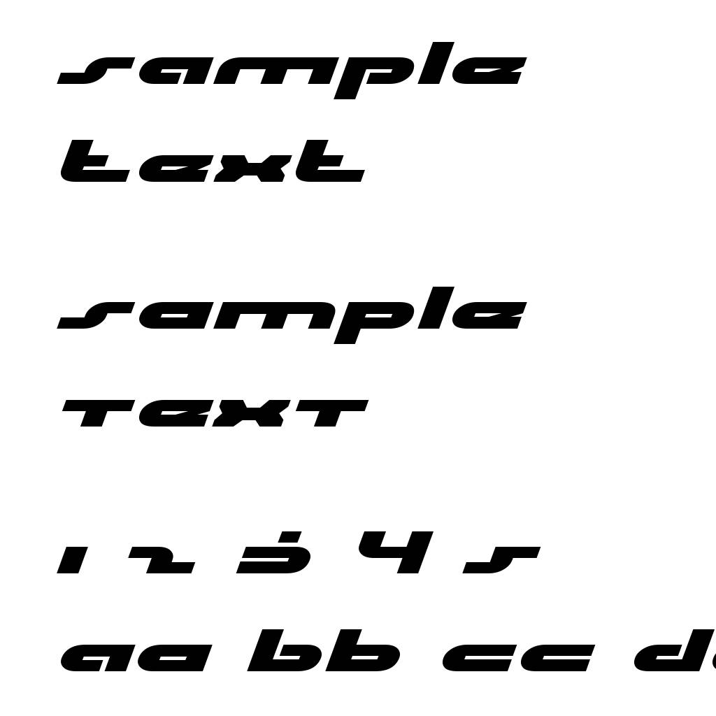 uni-sol expanded italic
