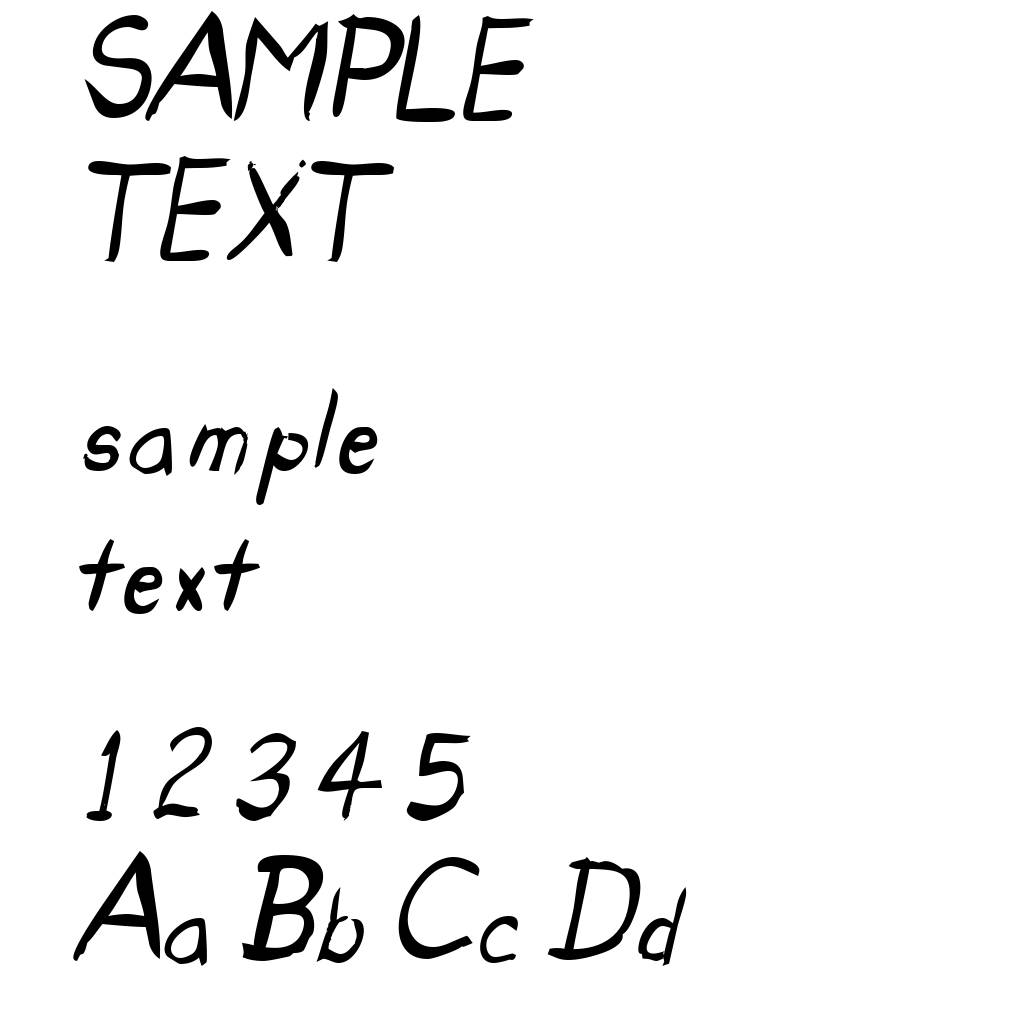 Untidy Italic Skrawl