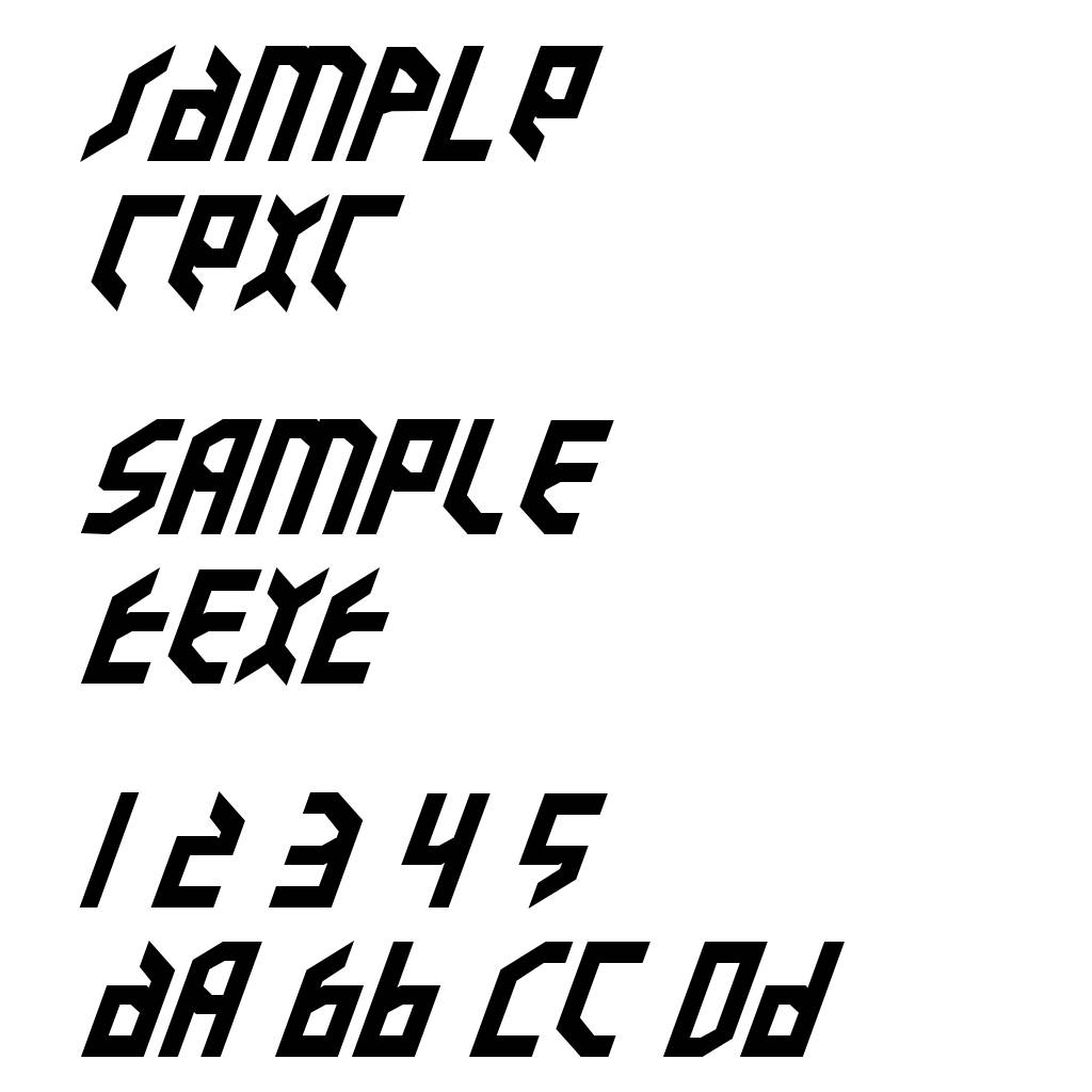 Valkyrie Expanded Bold Italic