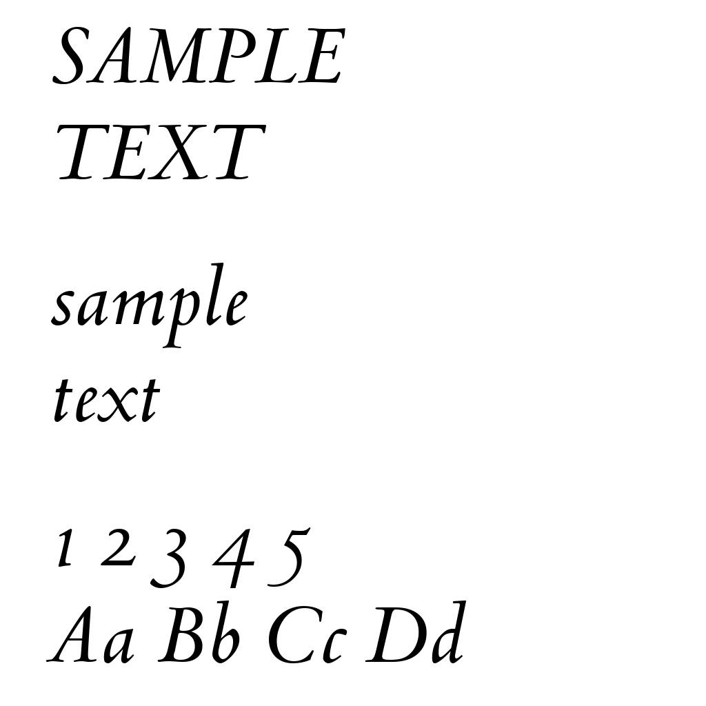 Venetian 301 Demi Italic BT