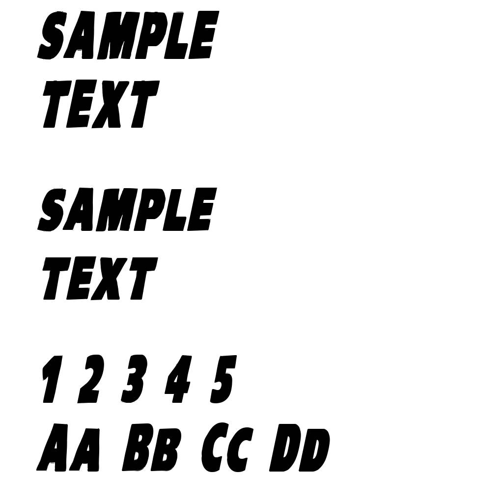 VTC-KomikaHeadLinerOne Bold Italic