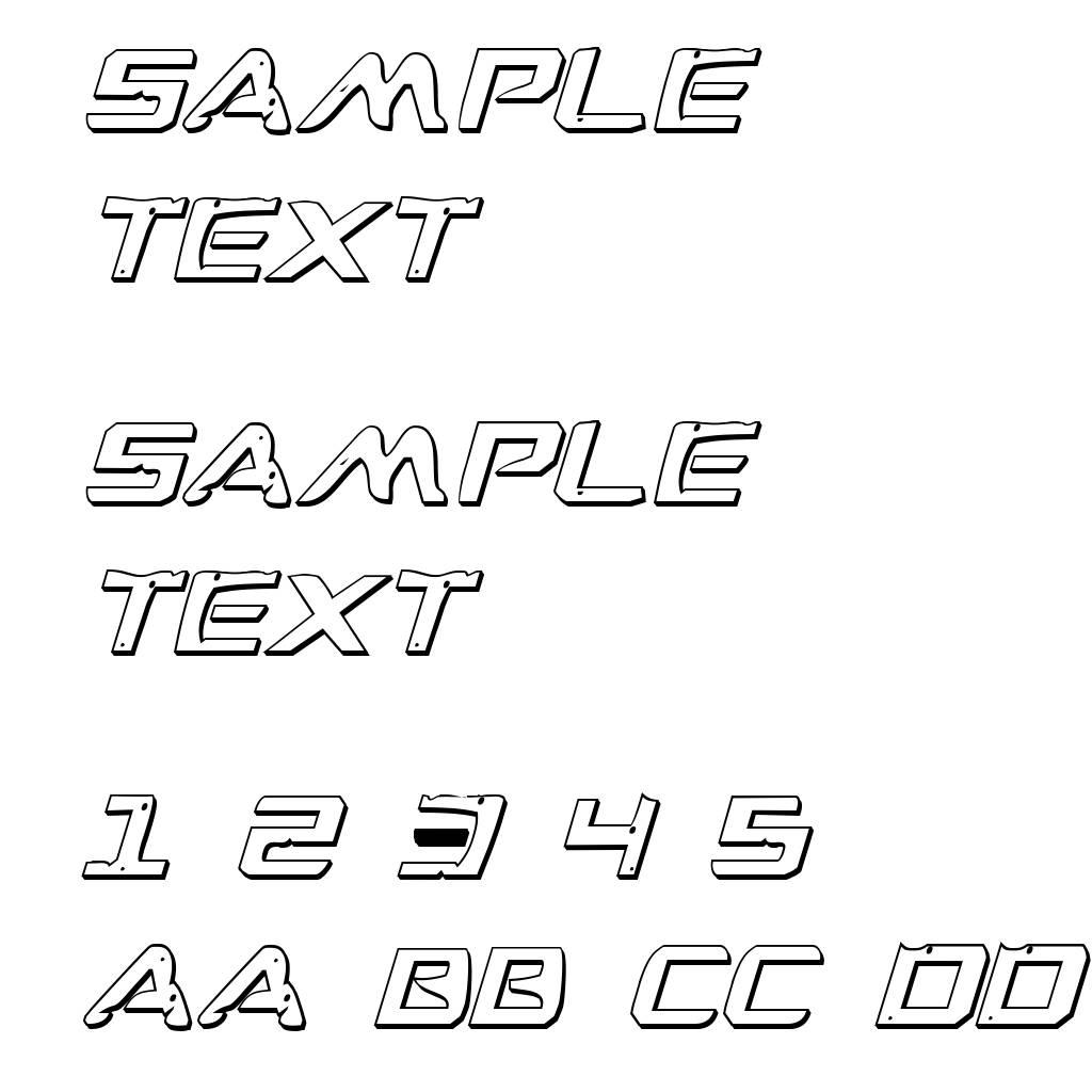 War Eagle 3D Italic