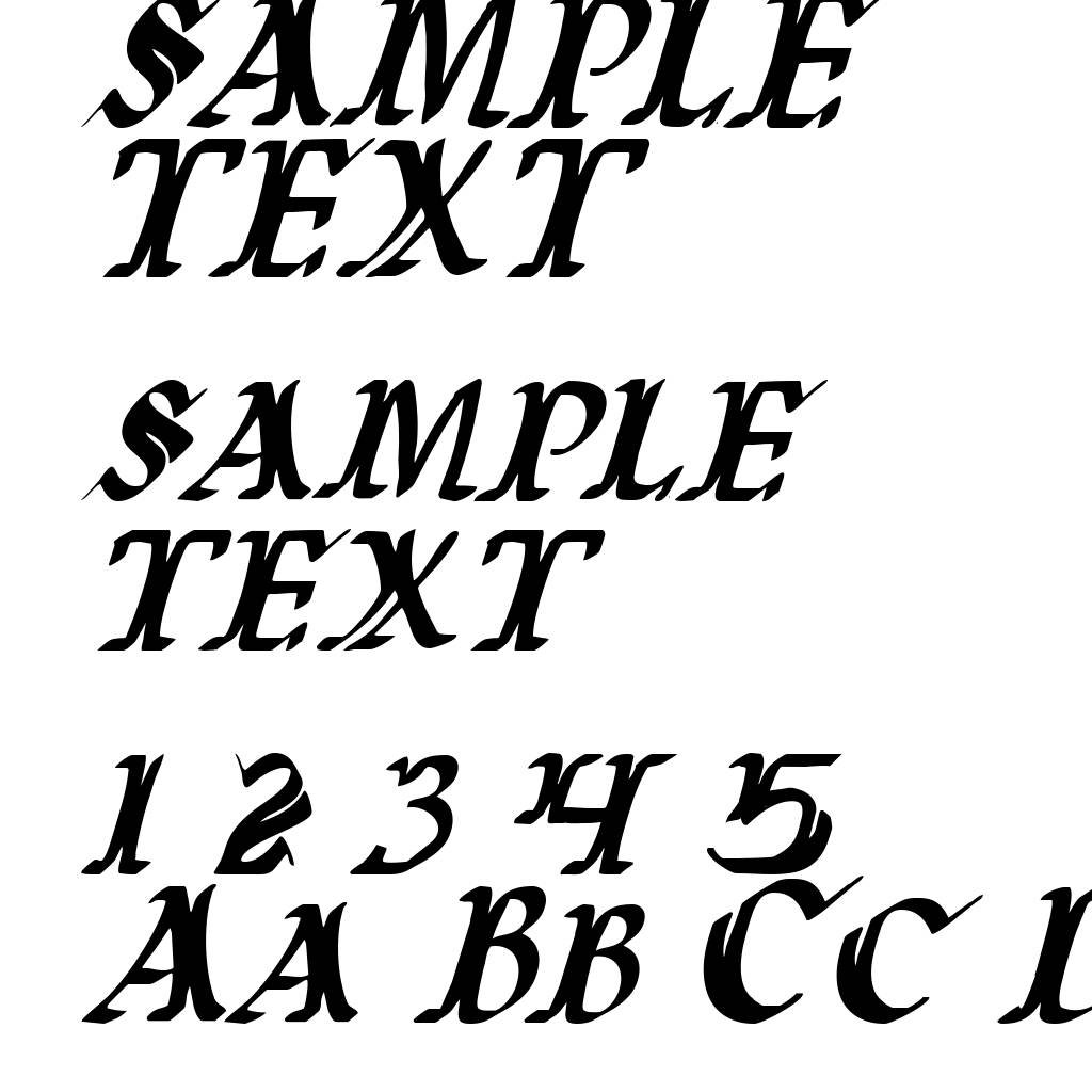 Wars of Asgard Condensed Italic