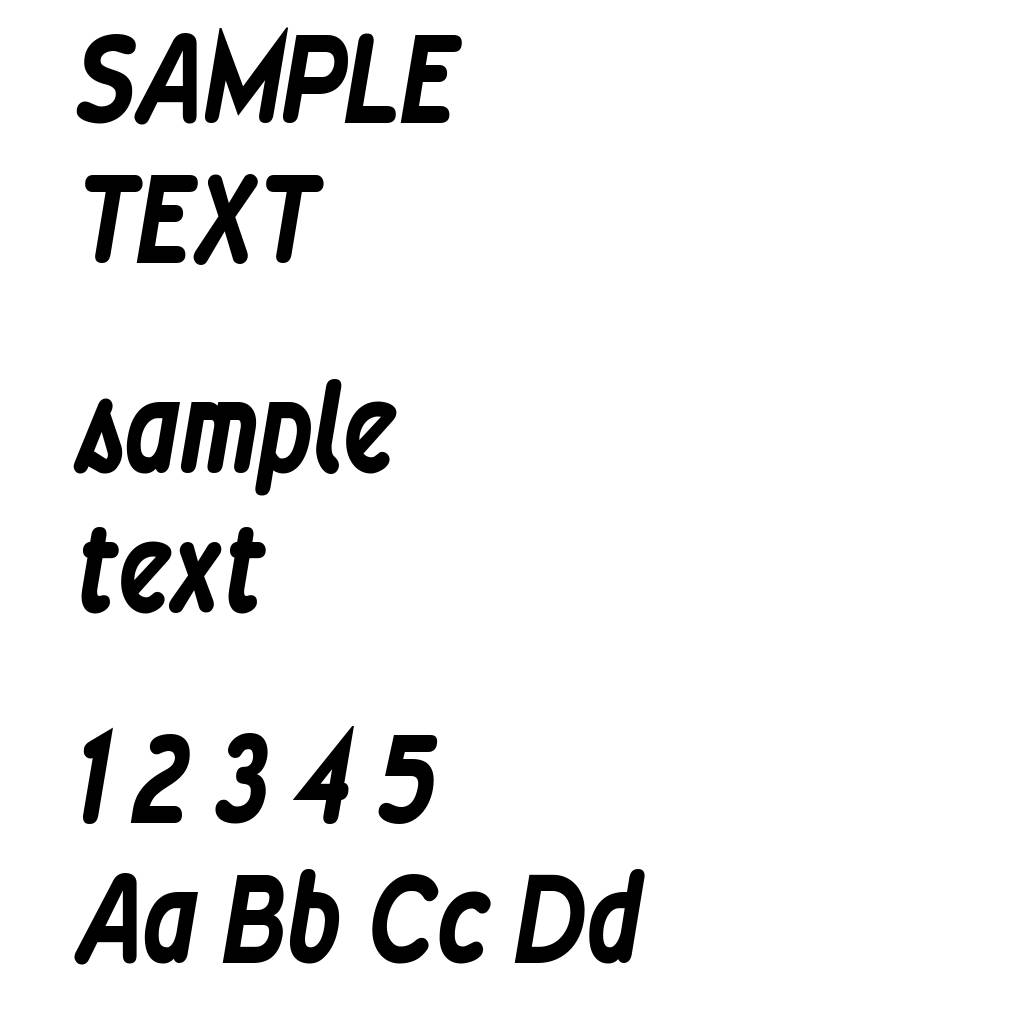 Wevli Condensed Bold Italic
