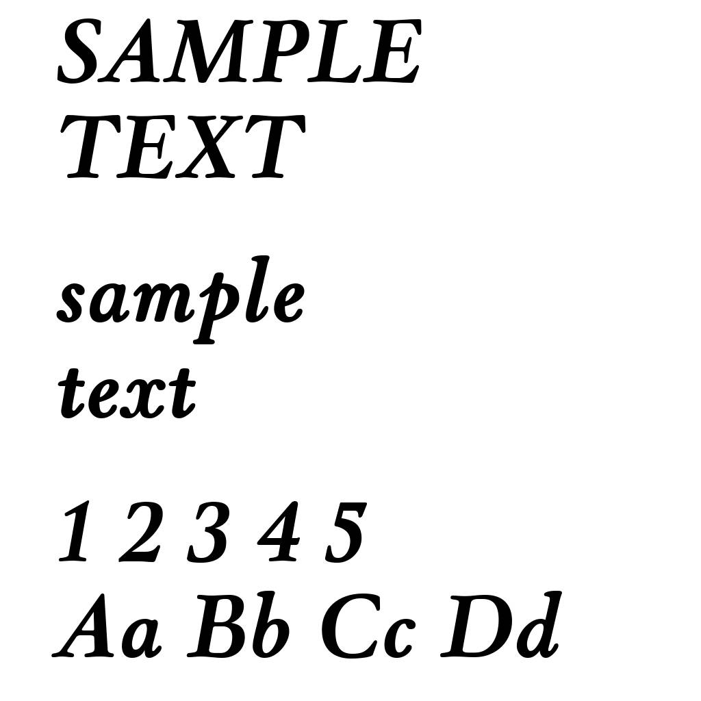Winthorpe Rg Bold Italic