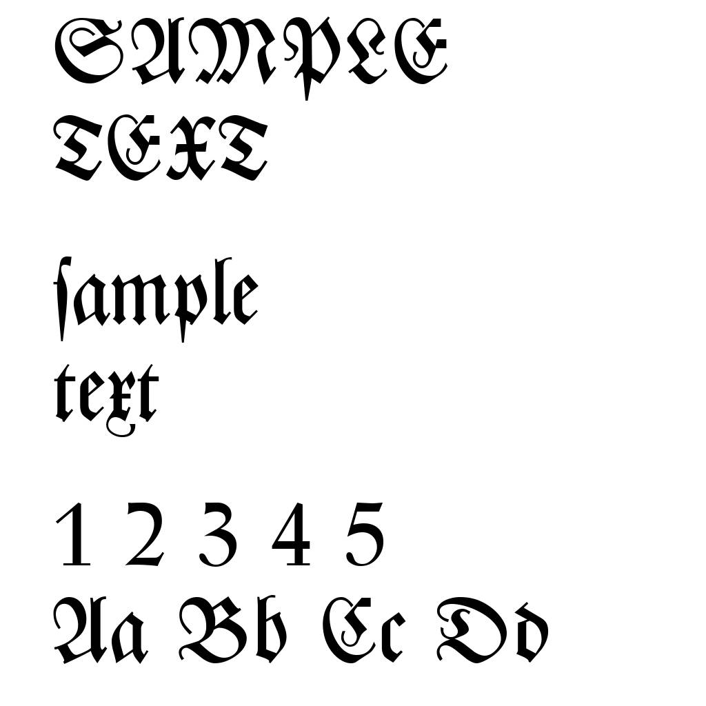 Z690-Blackletter-Regular
