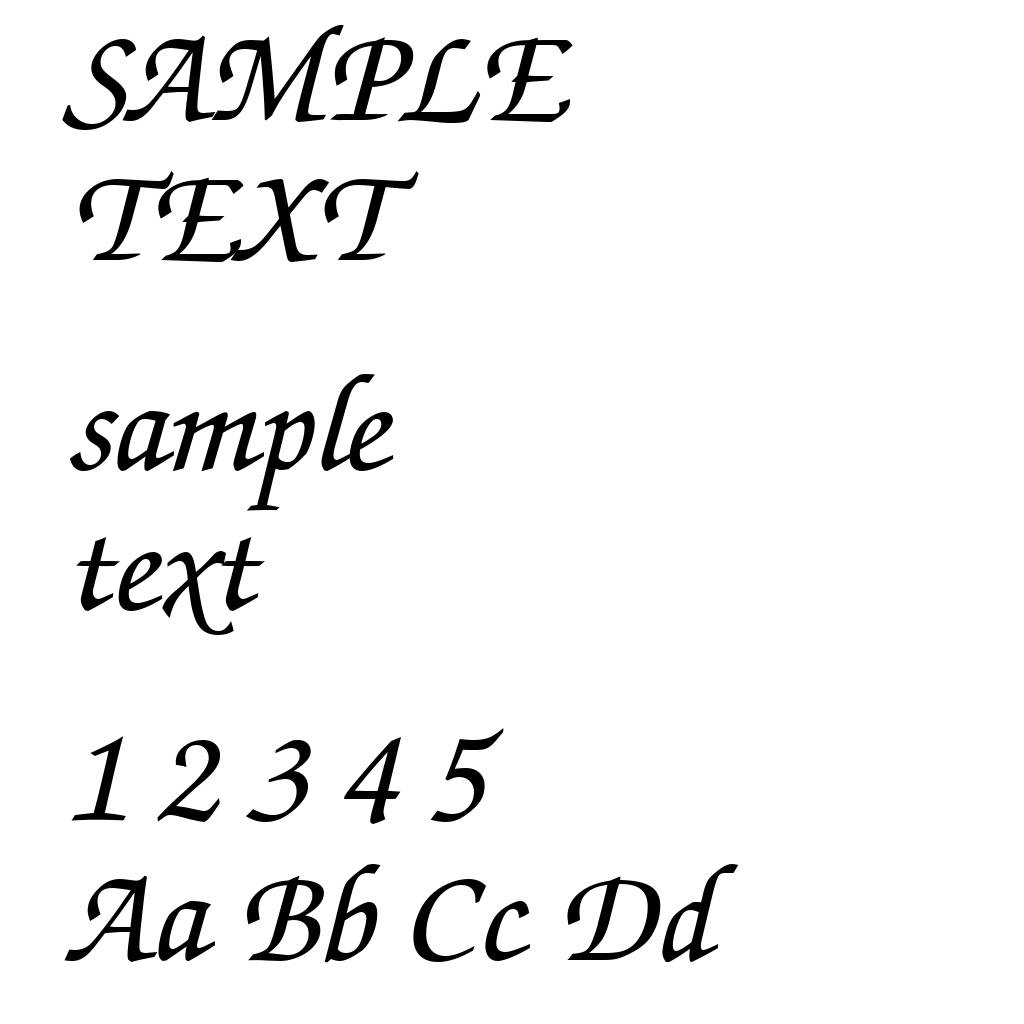 Zapf Chancery Medium Italic BT