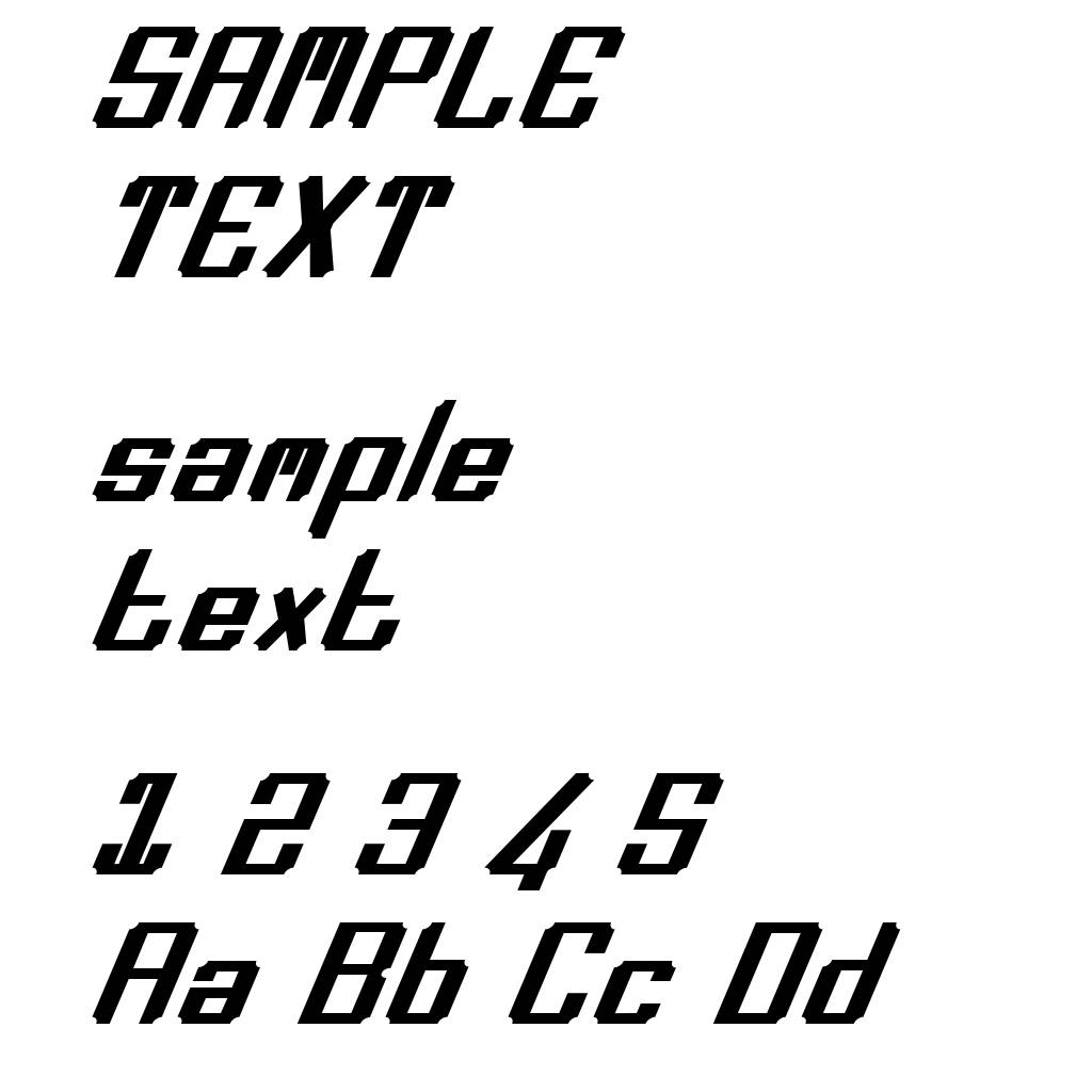 Zee Lance Bold Italic
