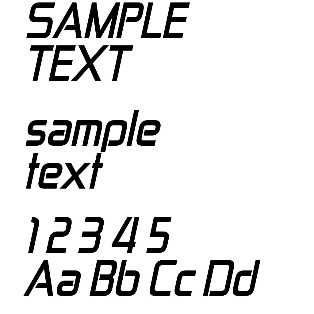 Zekton Bold Italic
