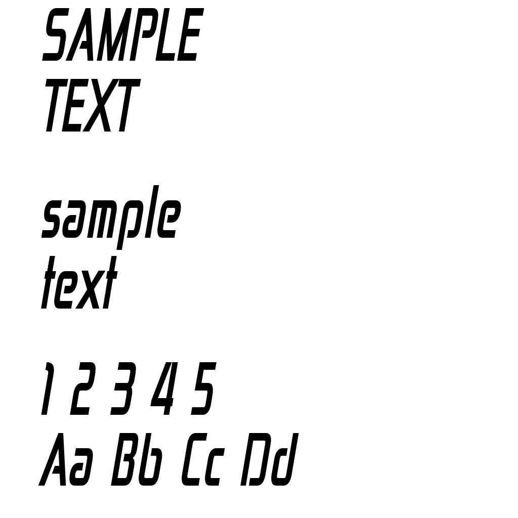 Zekton Cd Bold Italic