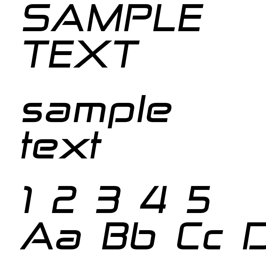 Zekton Ex Bold Italic