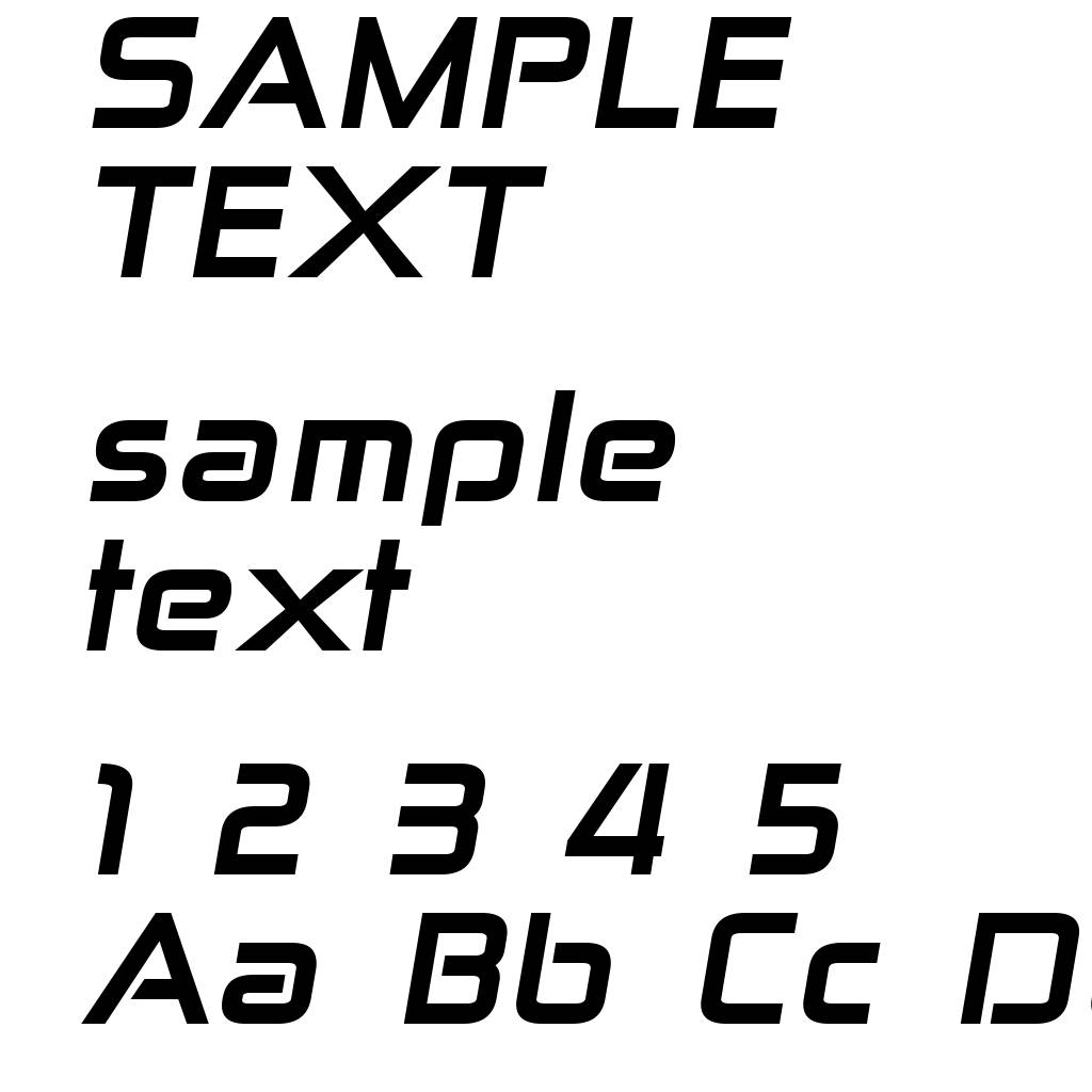 Zekton ExHv Italic