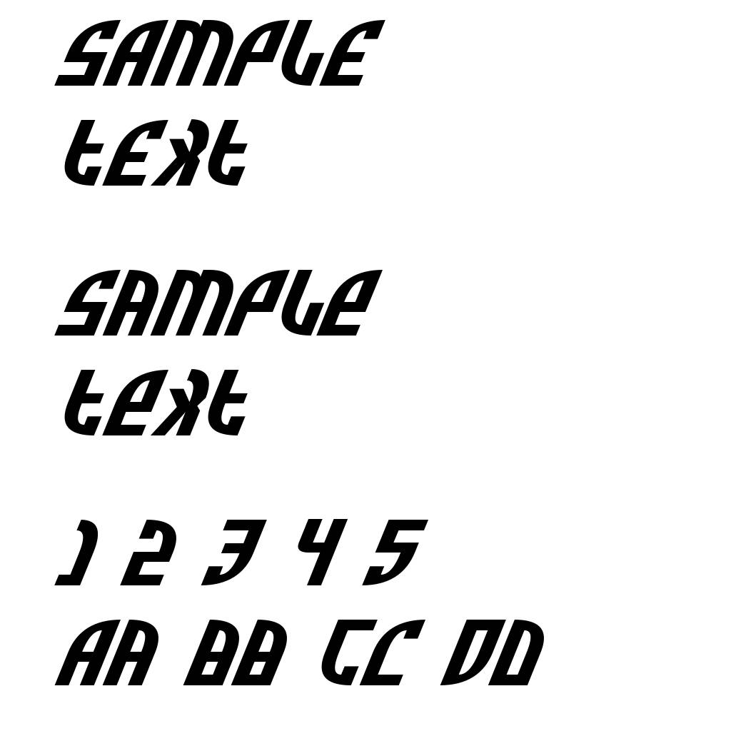 Zone Rider Exp Italic