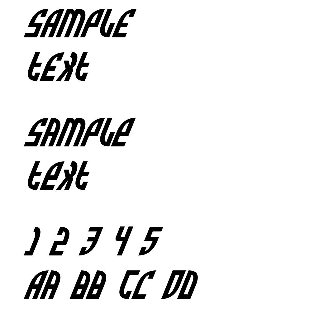 Zone Rider Italic