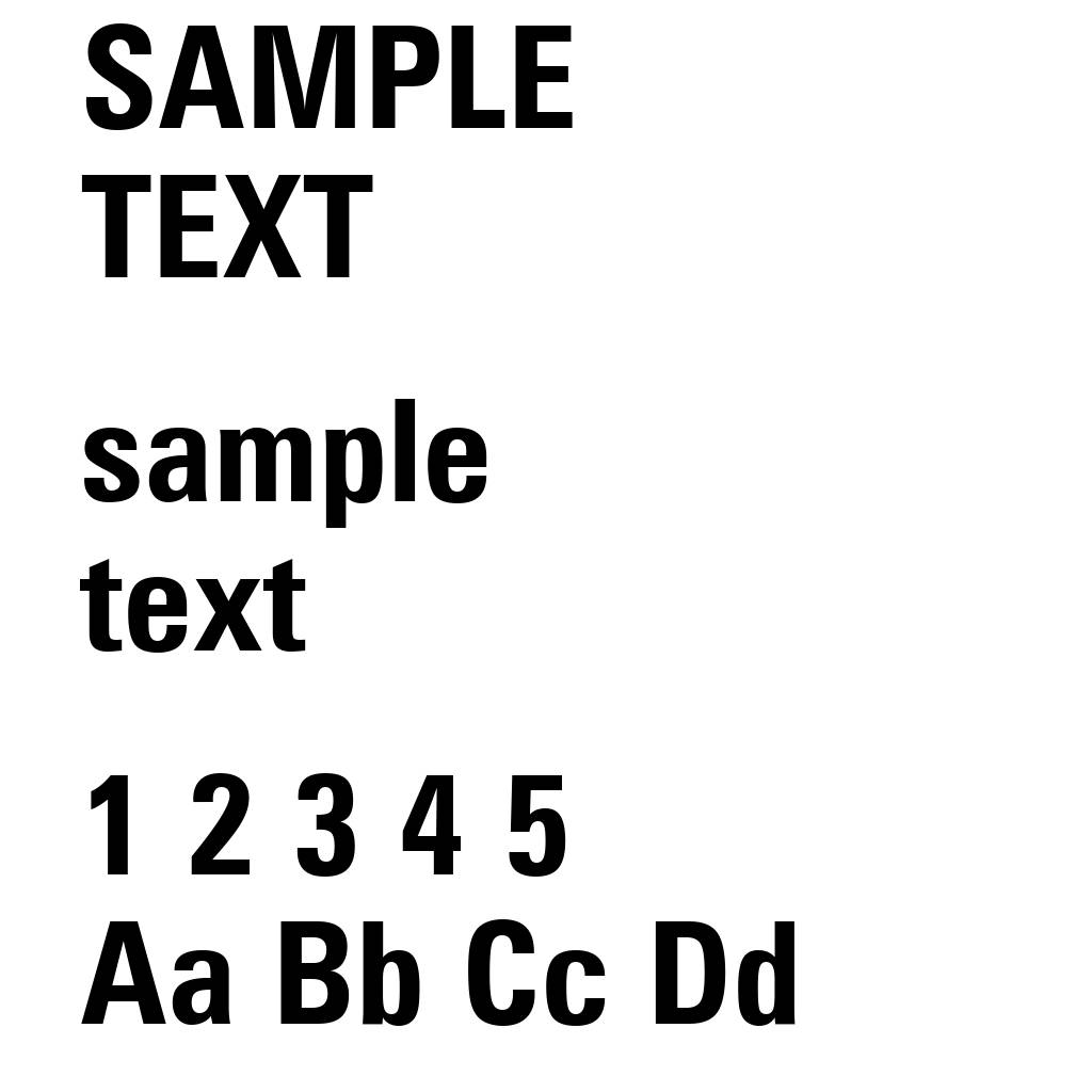 Zurich Bold Condensed BT