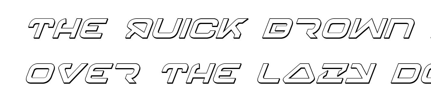 4114 Blaster 3D Italic