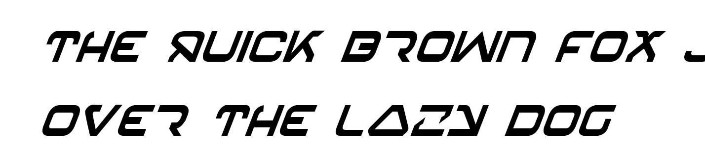 4114 Blaster Condensed Italic