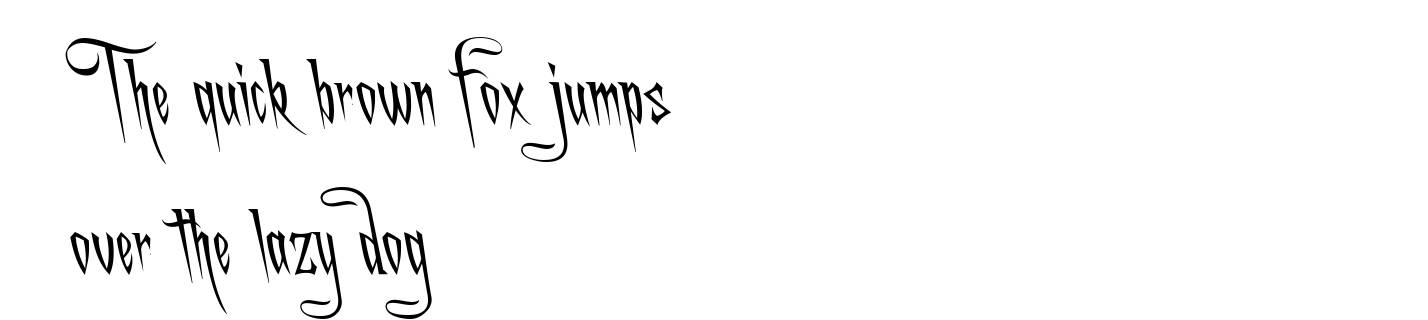 A Charming Font Leftleaning