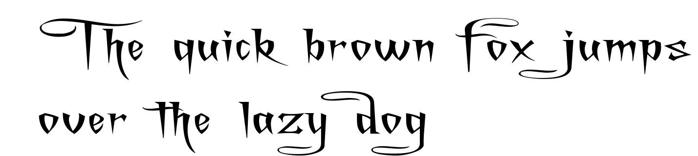 A Charming Font Superexpanded