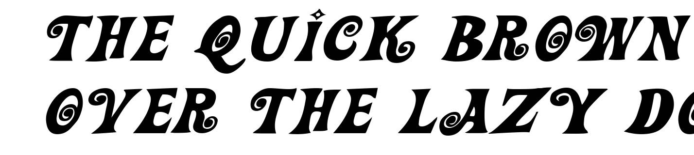 Action Is, Wide & Diagonal JL Expanded Italic