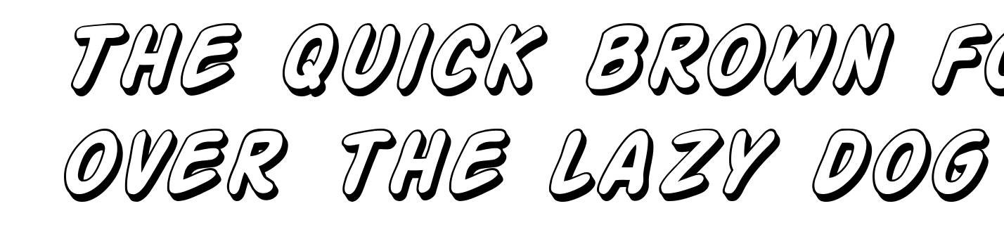 Action Man Shaded Italic