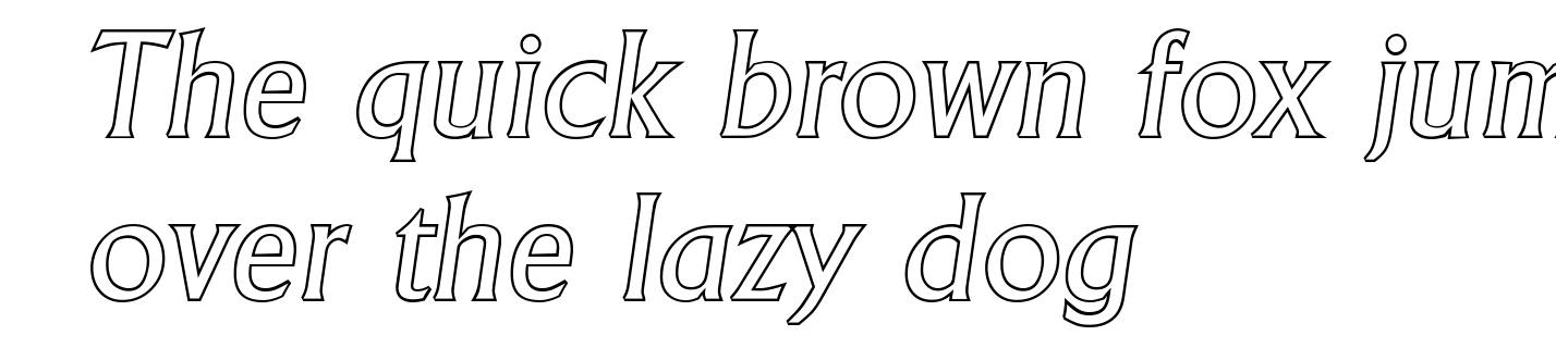 AdelonOutline-Italic