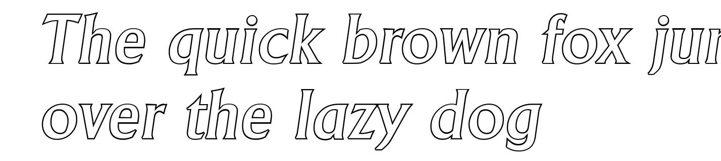 AdelonOutline-Medium-Italic