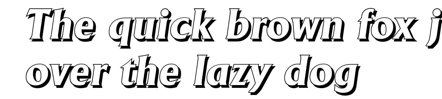 AdelonShadow-Xbold-Italic