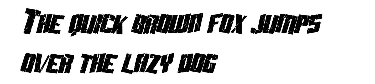 Aftershock Debris Condensed Italic