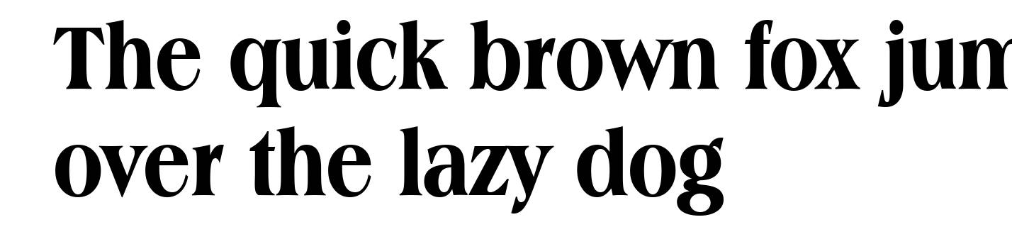 Americana Extra Bold Condensed BT