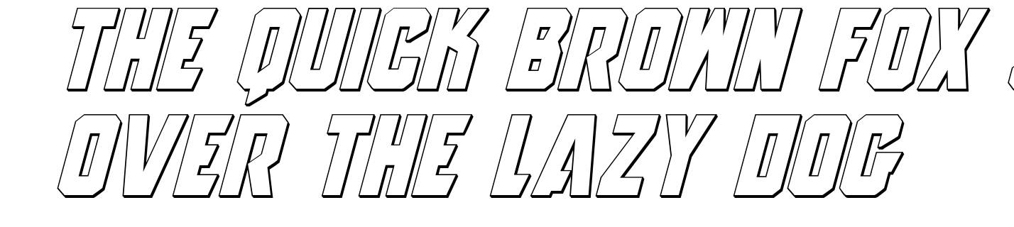 Anitlles 3D Italic